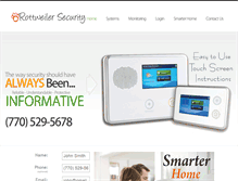 Tablet Screenshot of mysecuritydog.com